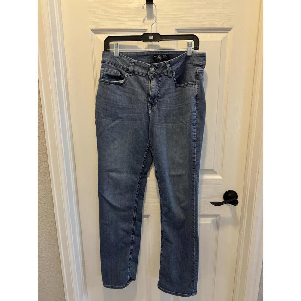Riders by Lee Mid Rise Straight Leg Women’s‎ Jeans Size 10M Stretch 32” Inseam 1